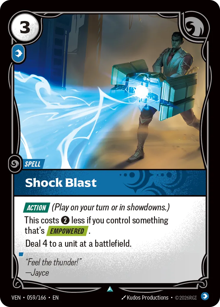Shock Blast - 059/166 (VEN) Uncommon