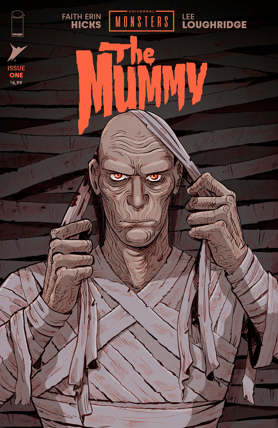 UNIVERSAL MONSTERS THE MUMMY #1 (OF 4) CVR A FAITH ERIN HICKS & LEE LOUGHRIDGE