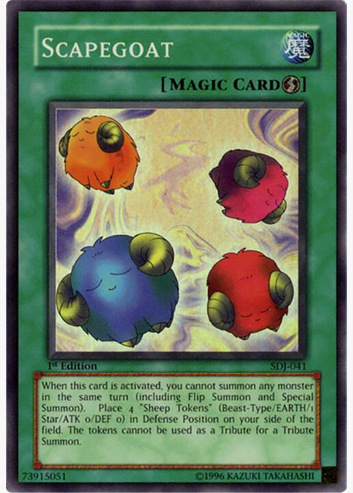 Scapegoat (SDJ-041) Super Rare - Near Mint 1st Edition