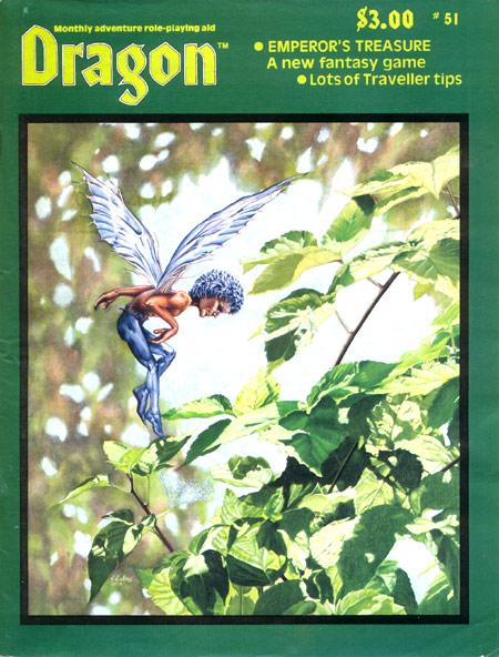 Dragon Magazine #51 (USED) "Emperor's Treasure" game.