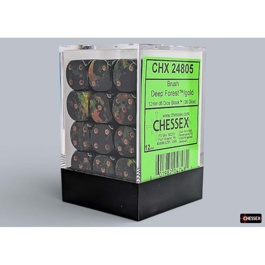 CHX24805: Brush - 12mm D6 Deep Forest (36)