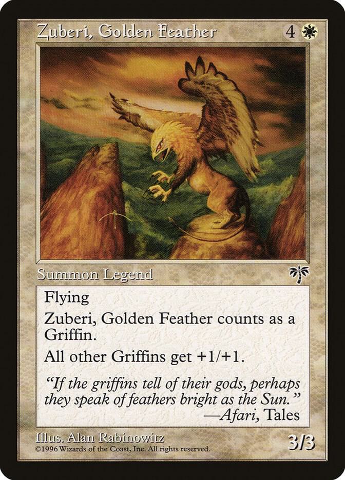 Zuberi, Golden Feather (MIR-R) Lightly Played