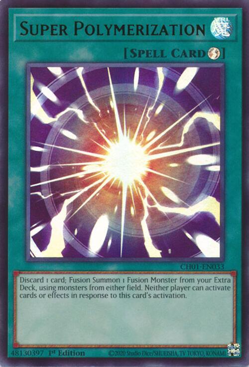 Super Polymerization (CH01-EN033) Ultra Rare - Near Mint 1st Edition