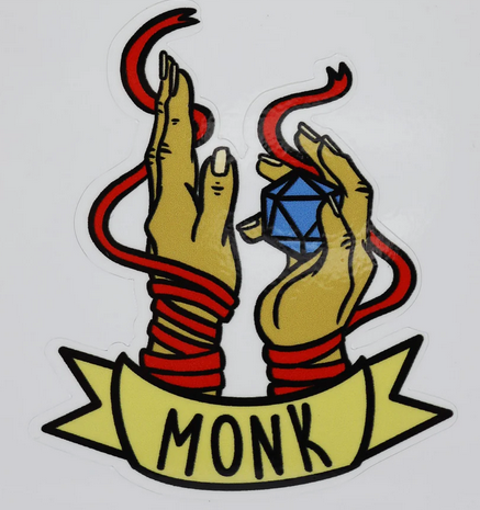 Banner Class Sticker: Monk