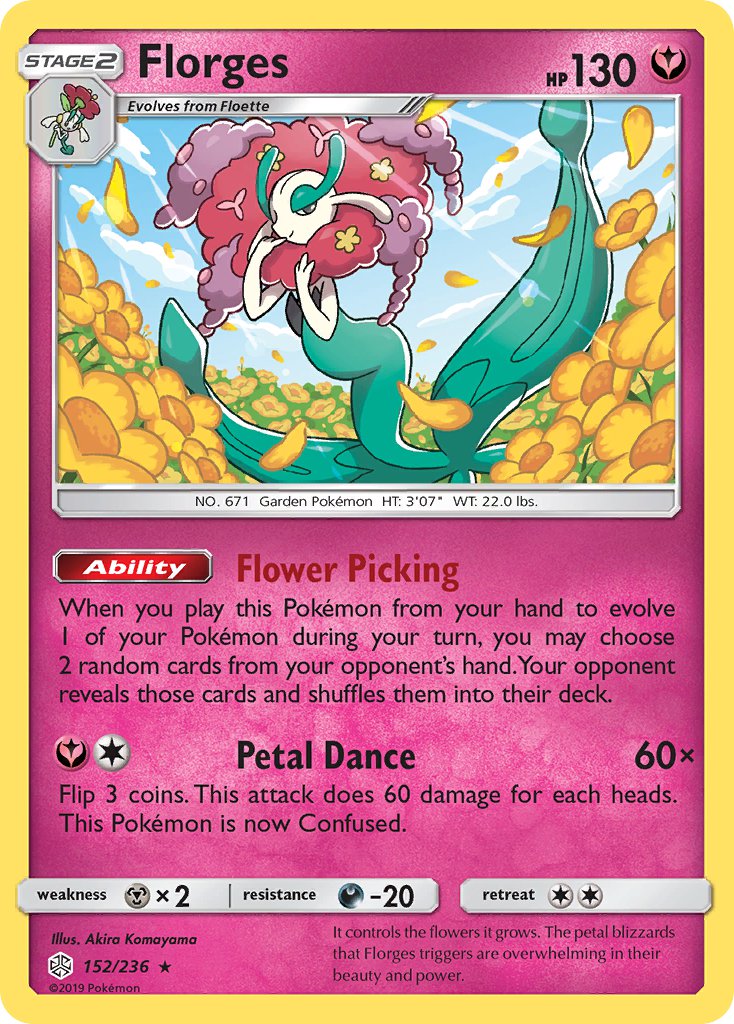 Florges - 152/236 (CEC) Holo Rare - Near Mint Holofoil