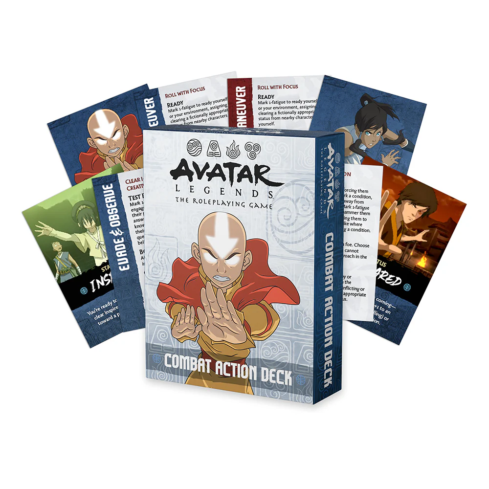 Avatar Legends RPG: Combat Action Deck (USED)