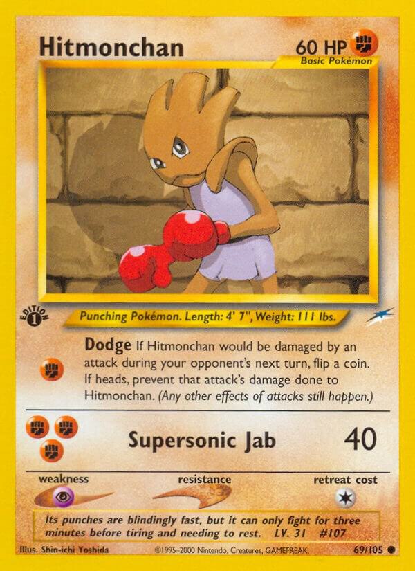Hitmonchan - 069/105 (N4) Common Near Mint