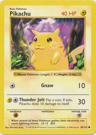 Pikachu - 058/102 (BSS)
