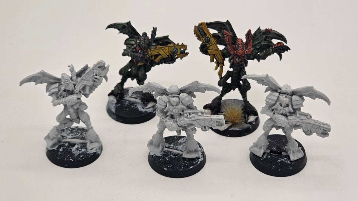 40K: Tau Empire - Vespid Stingwings (Finecast) (USED, MISSING BITS)