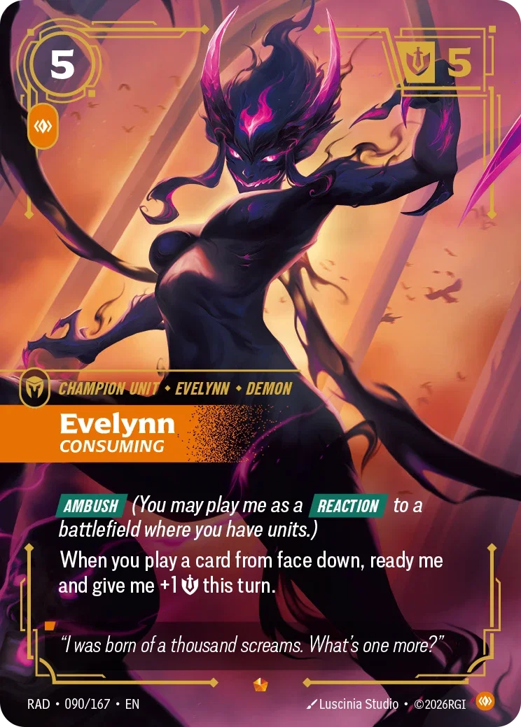 Evelynn, Consuming - 090/167 (RAD) Epic