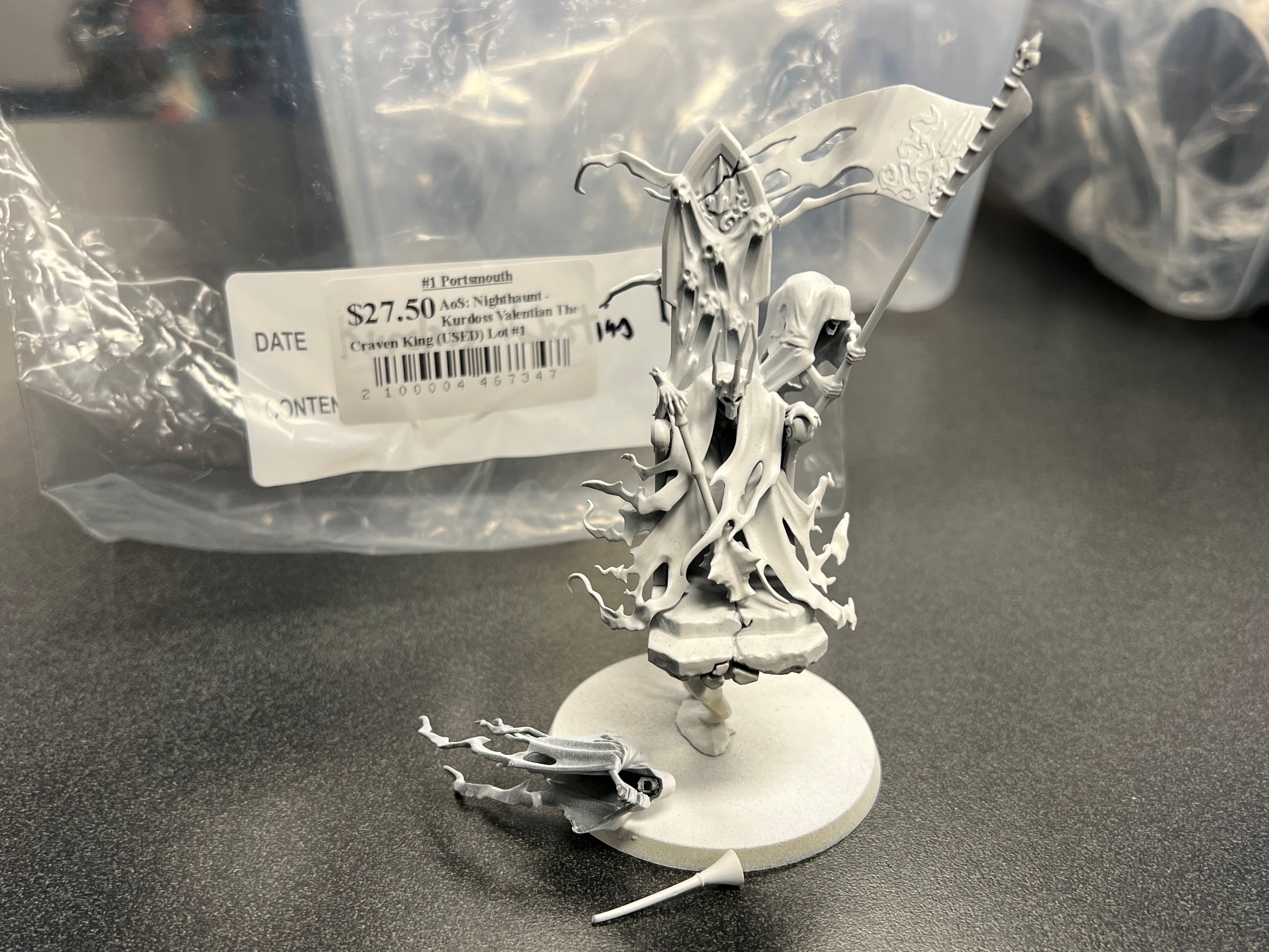 AoS: Nighthaunt - Kurdoss Valentian The Craven King (USED) Lot #1