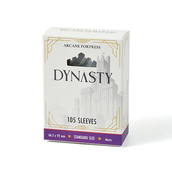 Arcane Fortress: Standard Matte - Dynasty: Frosted Silver (105 ct)
