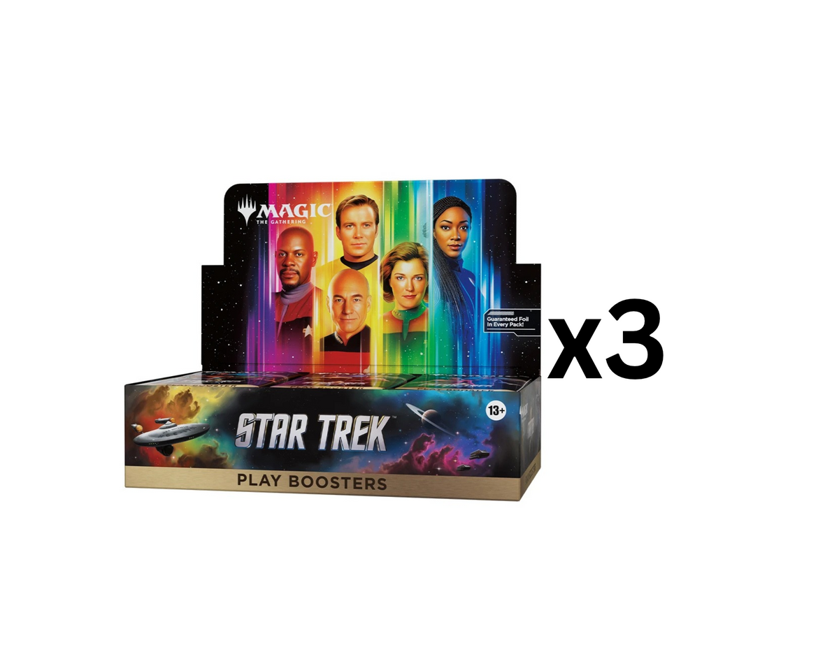 MTG: Universes Beyond: Star Trek - Play Booster Box Bundle (3 Boxes) (Release Date: 11.06.26)