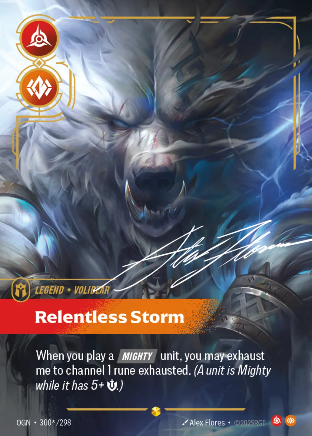 Volibear - Relentless Storm (Signature) - 300*/298 (OGN) Showcase