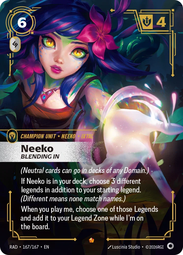 Neeko, Bleeding In - 167/167 (RAD) Epic