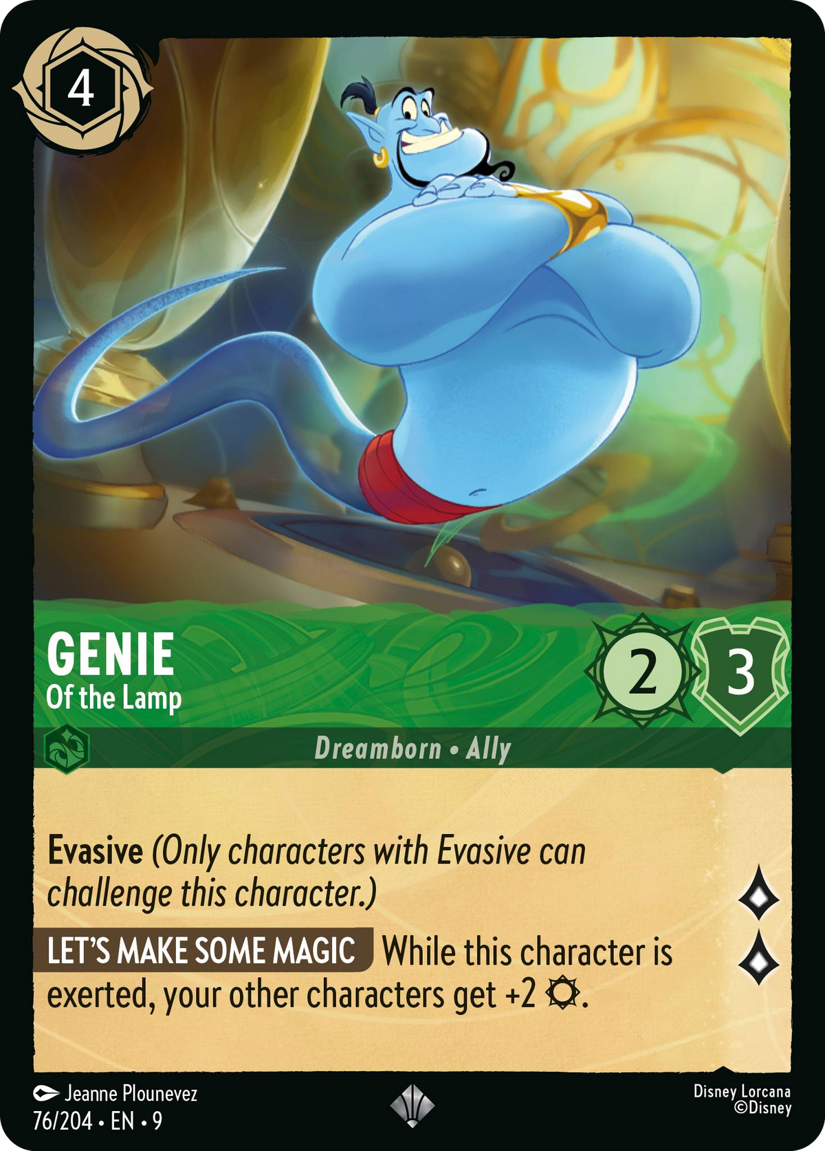 Genie - Of the Lamp (076/204 - Fabled) Super Rare