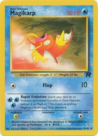 Magikarp - 47/82 (TR) Uncommon - Unlimited Near Mint
