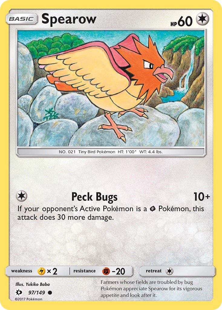Spearow - 097/149 (SM01) Common - Near Mint