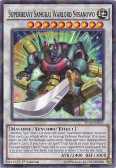 Superheavy Samurai Warlord Susanowo (SP15-EN034)