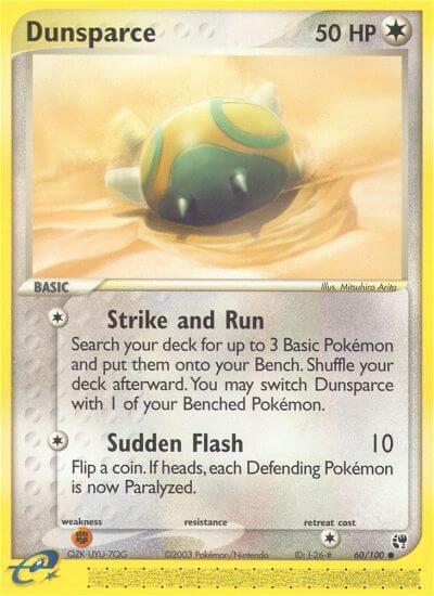 Dunsparce - 60/100 (SS) Common - Light Play