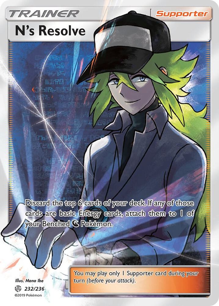 N's Resolve (Full Art) - 232/236 (CEC) Ultra Rare - Near Mint Holofoil