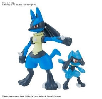 Pokemon Model Kit: Riolu & Lucario