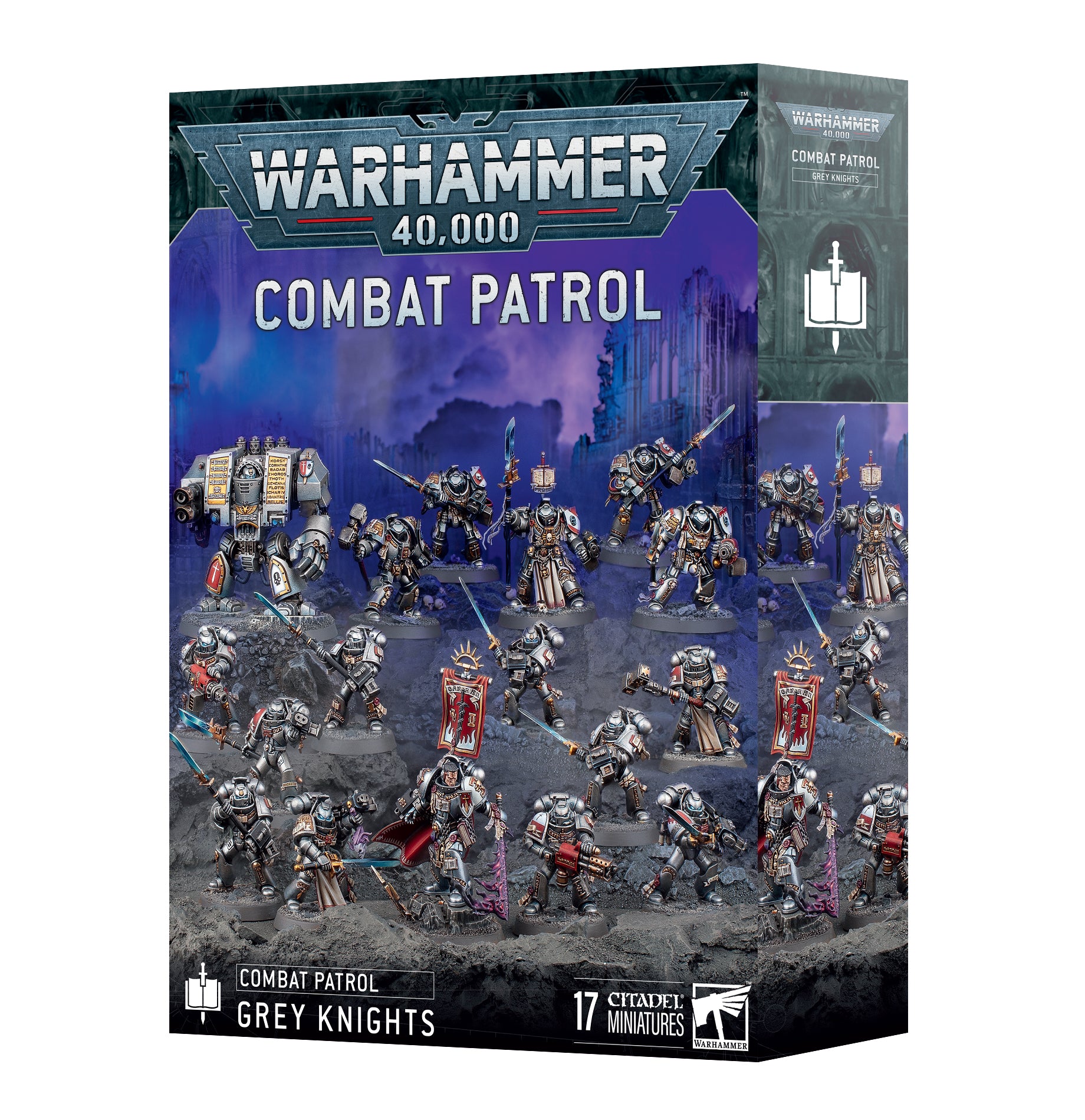 40K: Adeptus Astartes: Grey Knights - Combat Patrol (10th) (17 Miniatures)