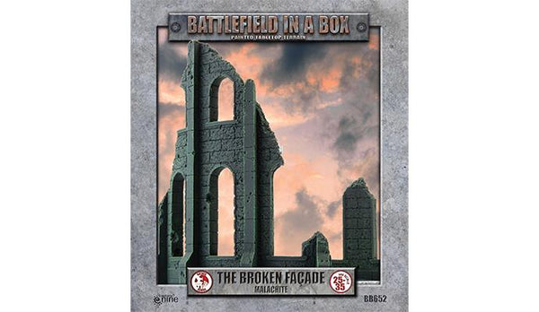 Battlefield in a Box (BB652) - Gothic Battlefields: Broken Facade - Malachite 30mm