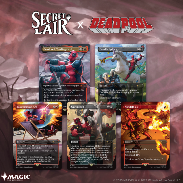 MTG: Secret Lair - Secret Lair x Marvel's Deadpool