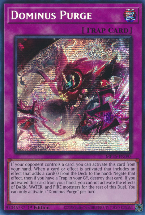 Dominus Purge (MP25-EN095) Prismatic Secret Rare Near Mint 1st Edition