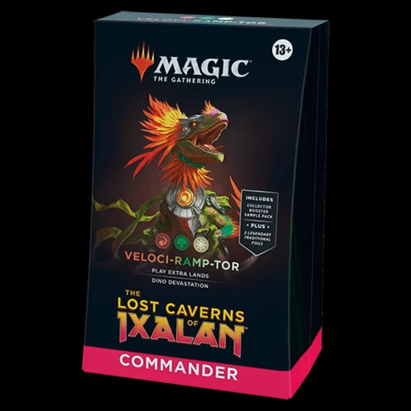 MTG: The Lost Caverns of Ixalan - Commander: Veloci-Ramp-Tor (RGW) MTG: The Lost Caverns of Ixalan - Commander: Veloci-Ramp-Tor (RGW)
