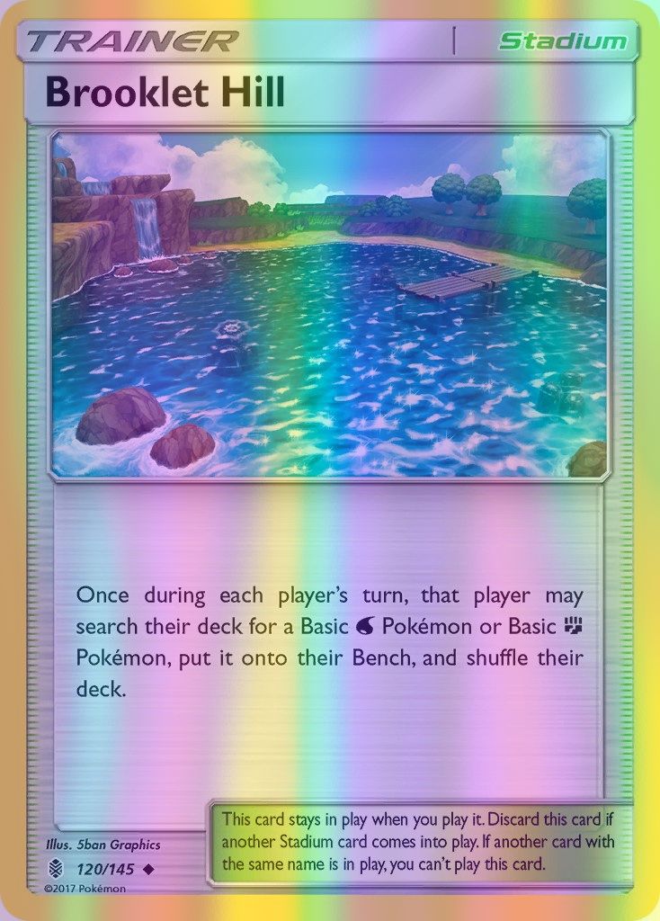 Brooklet Hill - 120/145 (SM:GRI) Uncommon - Near Mint Reverse Holofoil