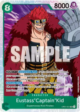Eustass"Captain"Kid (OP01-051 SR)