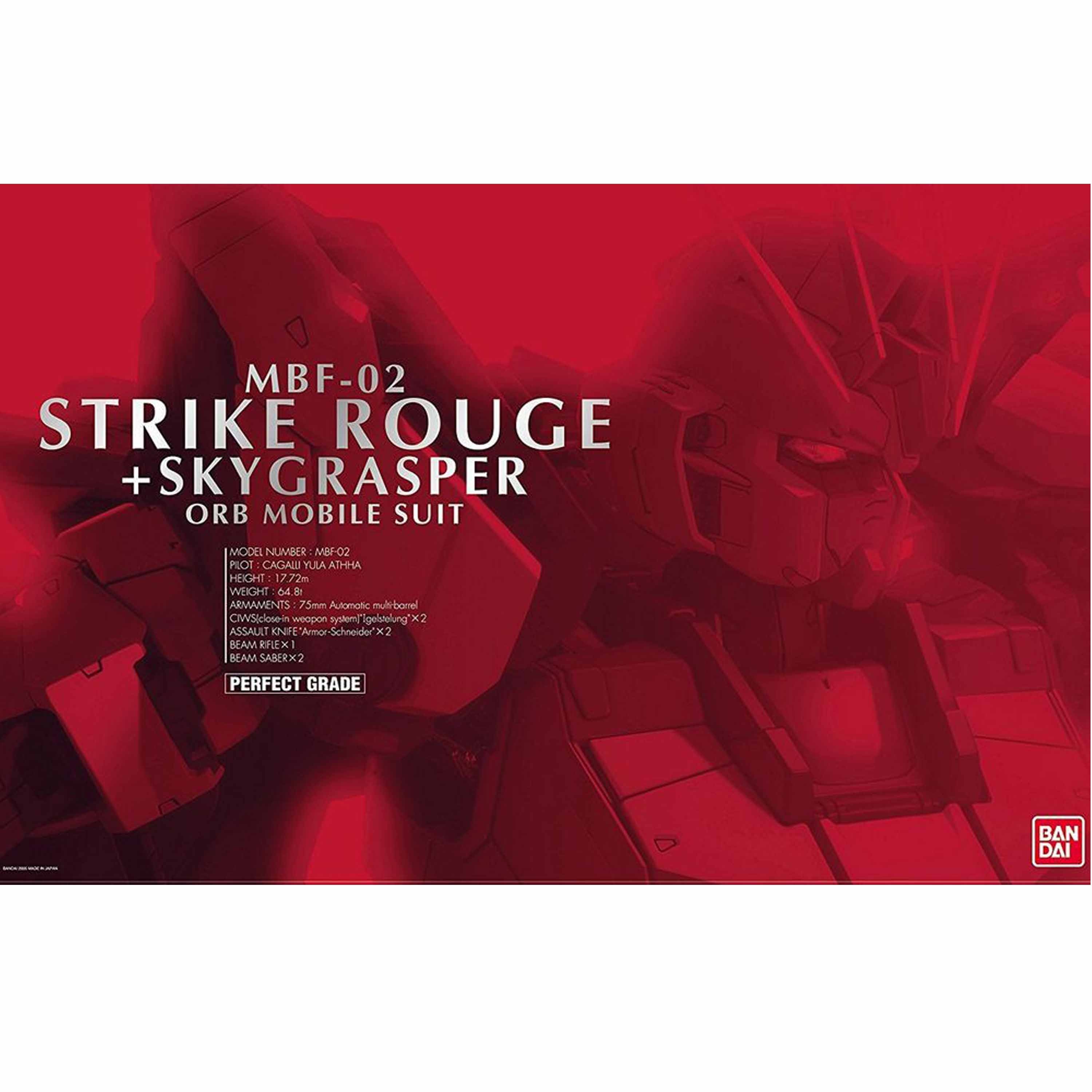 1/60 (PG): Gundam SEED - #11 MBF-02 Strike Rouge + Skygrasper ORB Mobile Suit