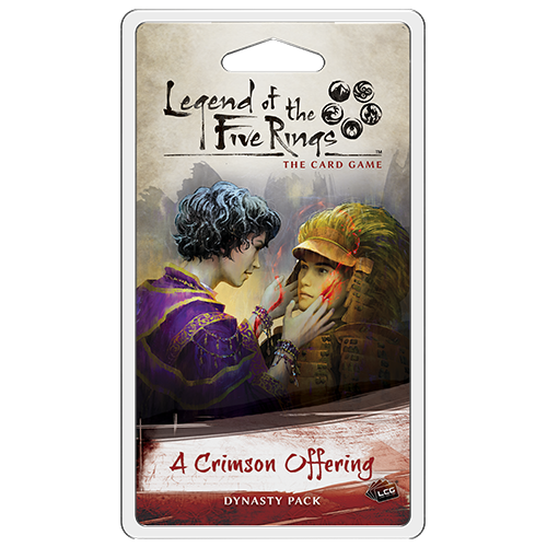 Legend of the Five Rings LCG: (L5C38) Temptations Cycle - A Crimson Offering Dynasty Pack