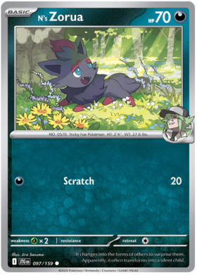 N's Zorua - 097/159 (JTG) Common