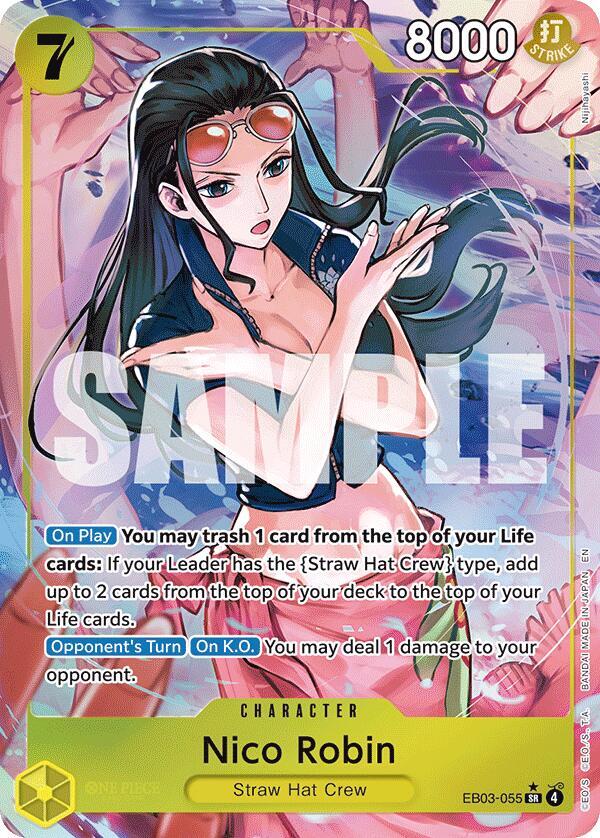 Nico Robin (Alternate Art) (EB03-055 SR) Light Play
