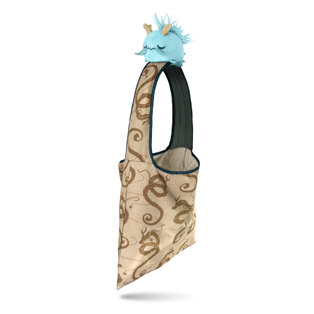 Plush Tote Bag: Blue Dragon