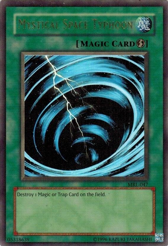 Mystical Space Typhoon (MRL-047) Ultra Rare - Heavy Play Unlimited