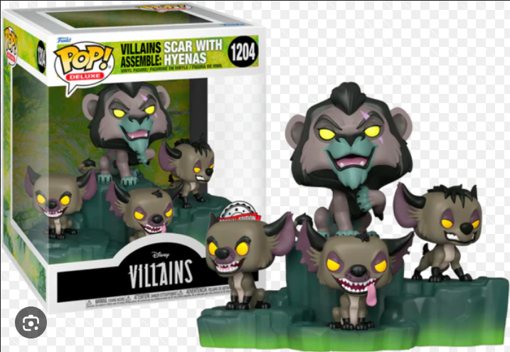POP Figure Deluxe: Disney #1204 - Scar With Hyenas