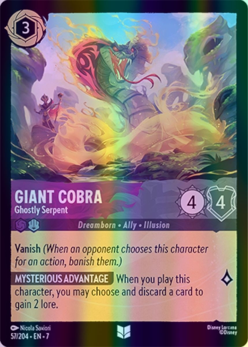 Giant Cobra - Ghostly Serpent (Archazia's Island - 057/204) Uncommon