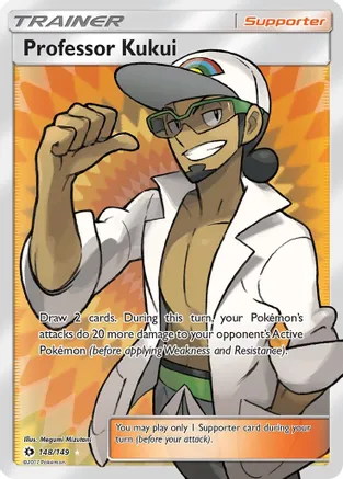 Professor Kukui (Full Art) - 148/149 (SM01) Ultra Rare - Near Mint Holofoil