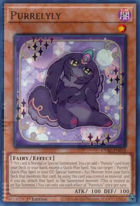 Purrelyly (CYAC-EN018) Common - Near Mint 1st Edition