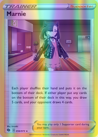 Marnie - 56/73 (CHP) Holo Rare - Near Mint Reverse Holofoil