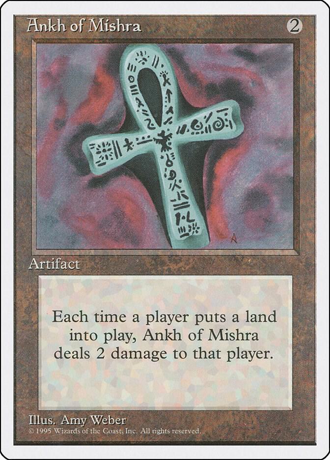 Ankh of Mishra (4ED-R) Light Play