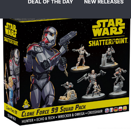 Star Wars: Shatterpoint  SWP38 - Clone Force 99 Squad Pack