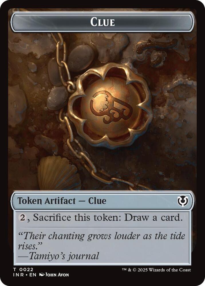Clue // Eldrazi Horror (INR-T-FOIL)