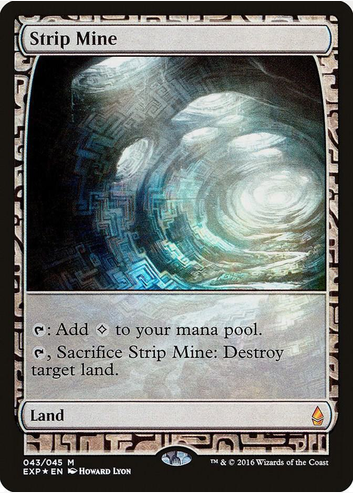 Strip Mine (EXP-M-FOIL) Light Play