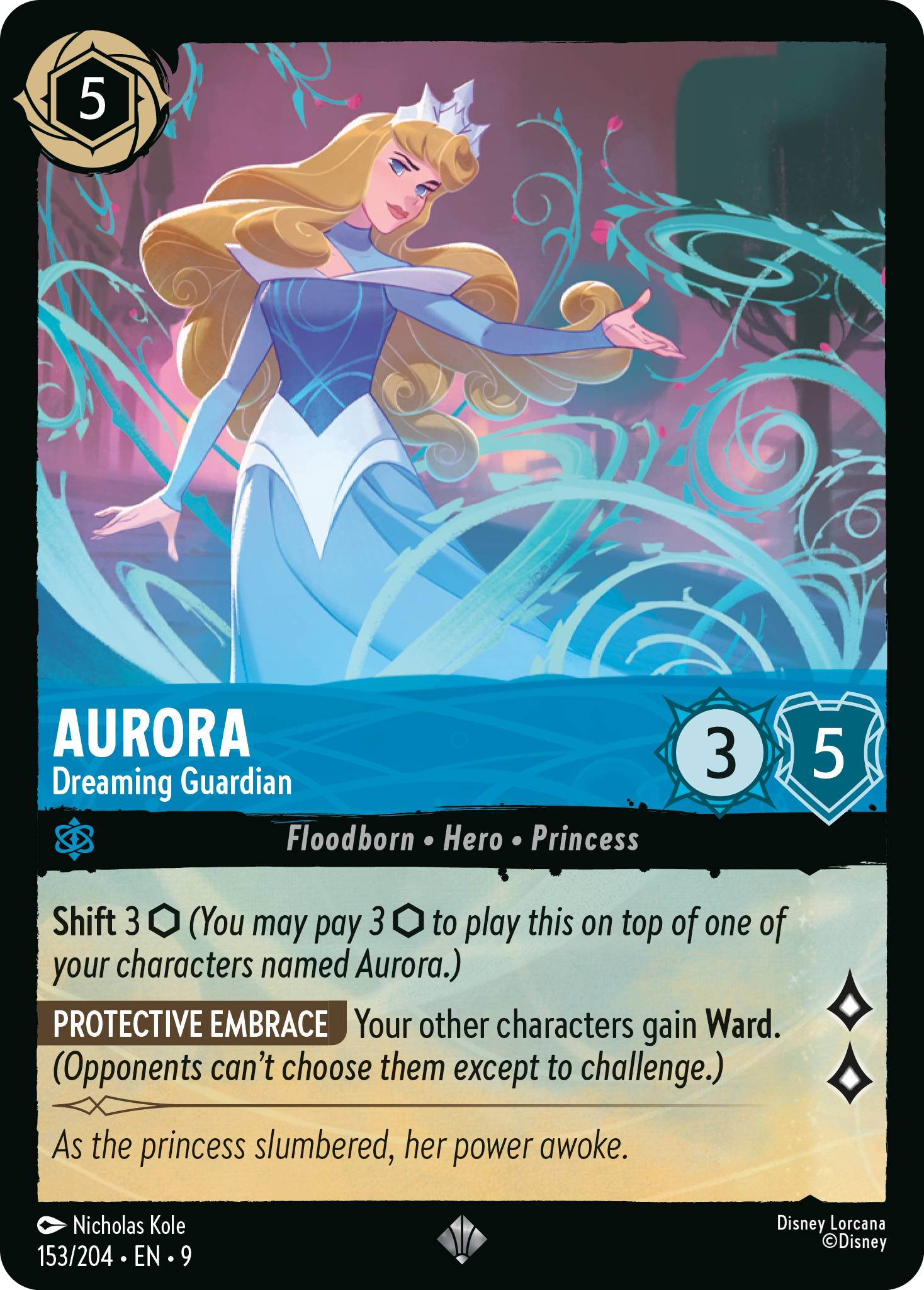 Aurora - Dreaming Guardian (Fabled - 153/204) Super Rare