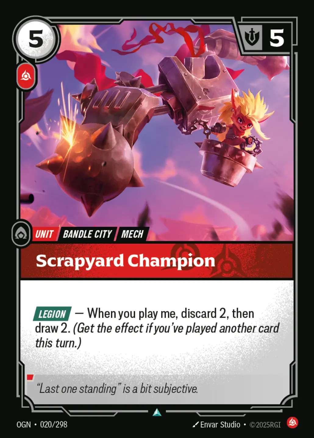 Scrapyard Champion - 020/298 (OGN) Uncommon